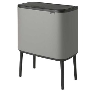 פח אשפה למטבח BRABANTIA אפור בטון מינרלי 36 ליטר