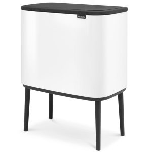 פח אשפה 36 ליטר BO BRABANTIA לבן