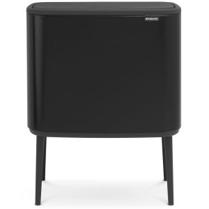 פח אשפה למטבח 36 ליטר BO BRABANTIA שחור מט